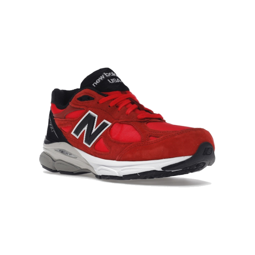 Alternative view of New Balance 990v3 MiUSA Red Suede