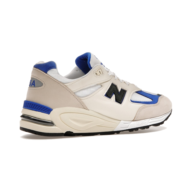New Balance 990v2 MiUSA White Blue - Image 10