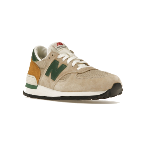 Alternative view of New Balance 990v1 MiUSA Tan Green