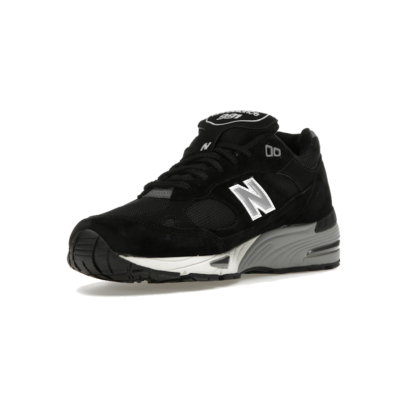 New Balance 991 MiUK Black Silver - Image 4