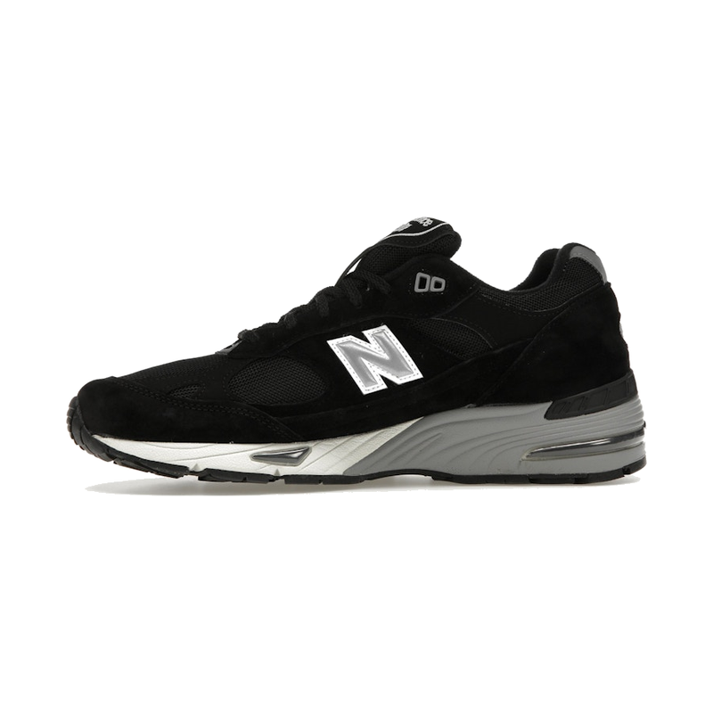 New Balance 991 MiUK Black Silver - Image 5