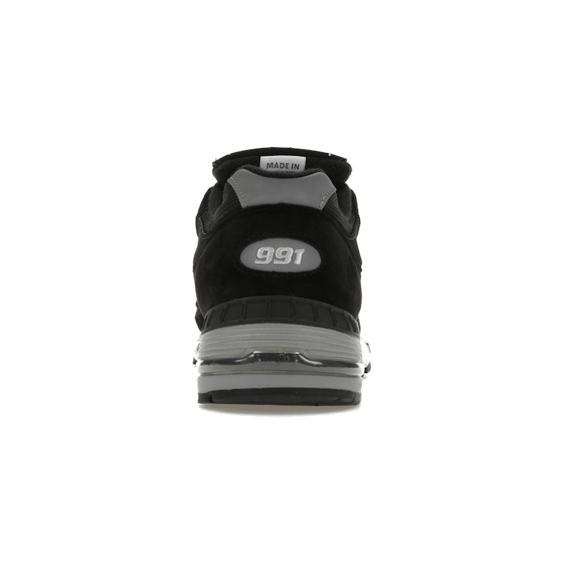New Balance 991 MiUK Black Silver - Image 8