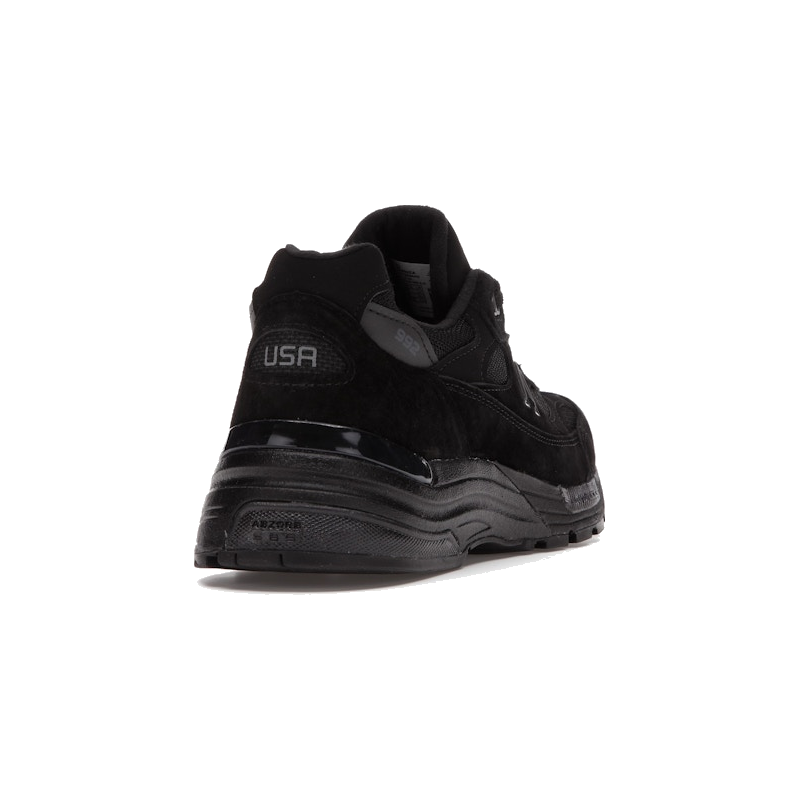 New Balance 992 Triple Black - Image 9
