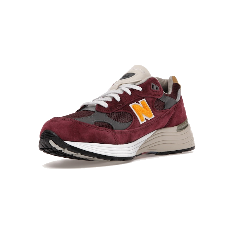 New Balance 992 Burgundy Gold - Image 4