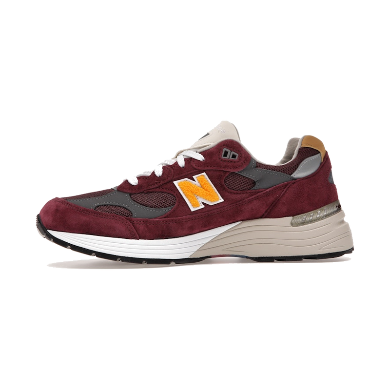 New Balance 992 Burgundy Gold - Image 5
