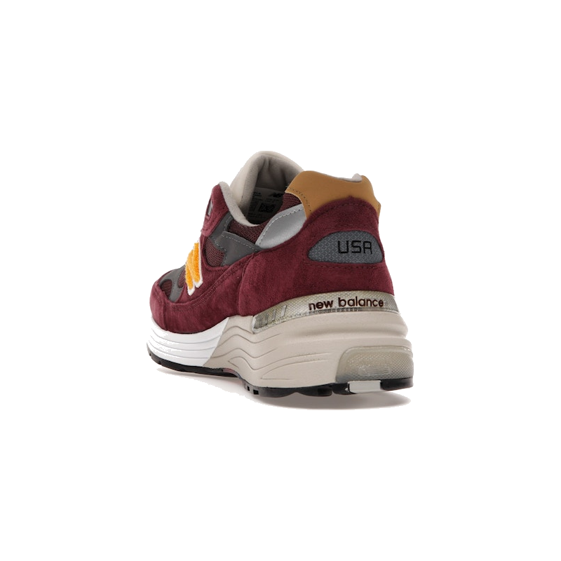 New Balance 992 Burgundy Gold - Image 7