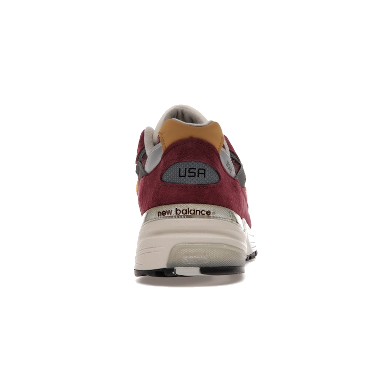 New Balance 992 Burgundy Gold - Image 8