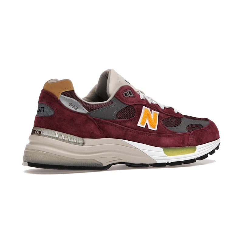 New Balance 992 Burgundy Gold - Image 10