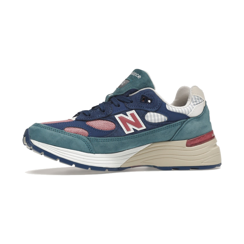 New Balance 992 Blue Teal Rose - Image 5