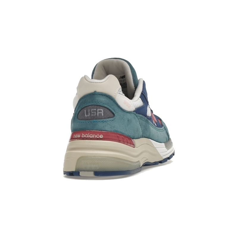 New Balance 992 Blue Teal Rose - Image 9
