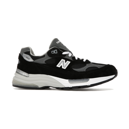 New Balance 992 Black Grey Suede