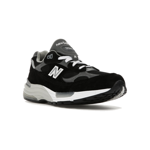 Alternative view of New Balance 992 Black Grey Suede