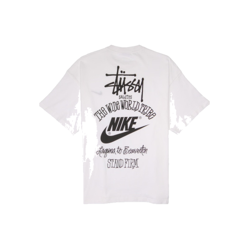 Nike x Stussy The Wide World Tribe T-Shirt White