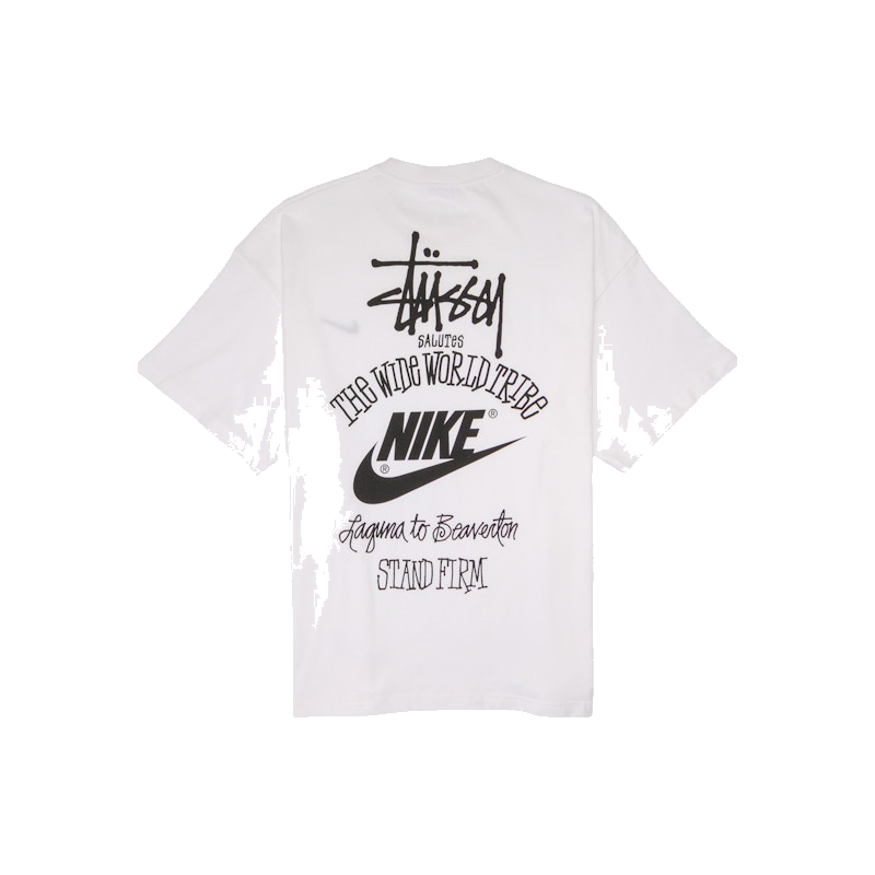 Nike x Stussy The Wide World Tribe T-Shirt White