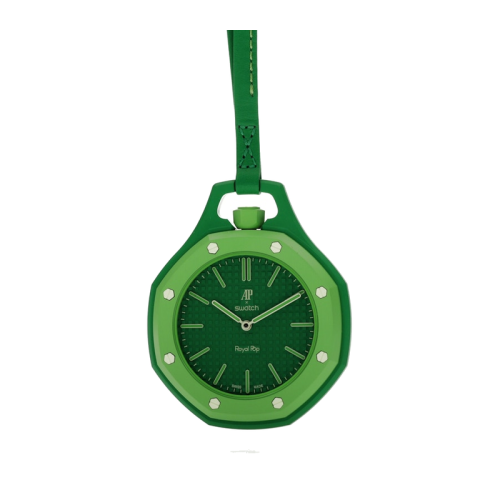 Swatch x Audemars Piguet AP Bioceramic Royal Pop Green Eight SSX03G100N