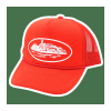Corteiz Alcatraz Trucker Hat Red
