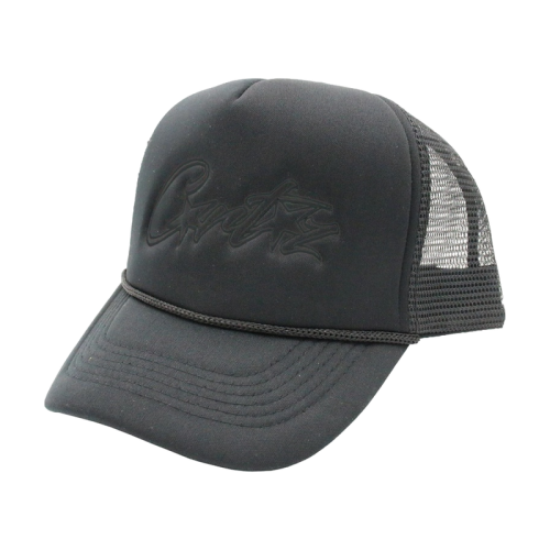 Corteiz Allstarz Trucker Hat Black