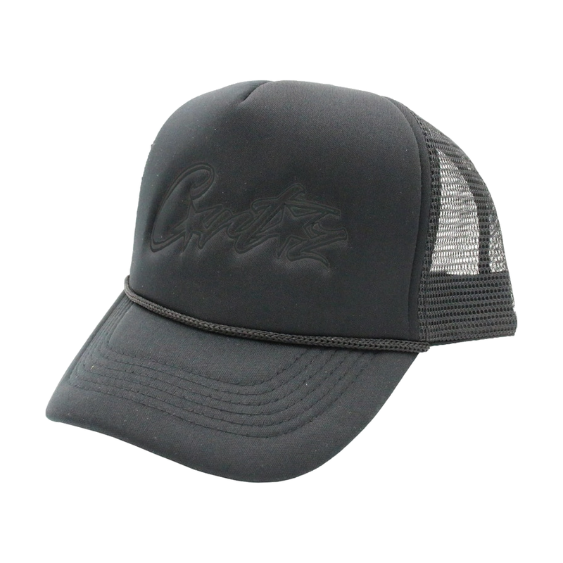 Corteiz Allstarz Trucker Hat Black
