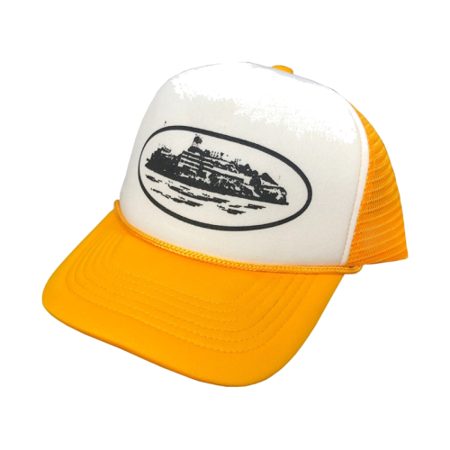 Corteiz Alcatraz Trucker Hat Sunset
