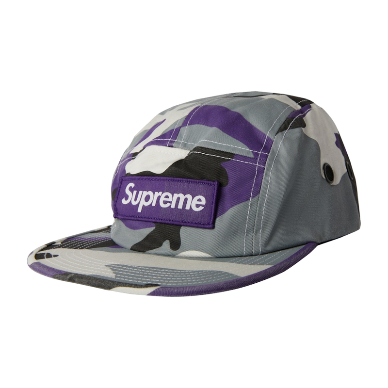 Supreme Camo Camp Cap Purple Camo