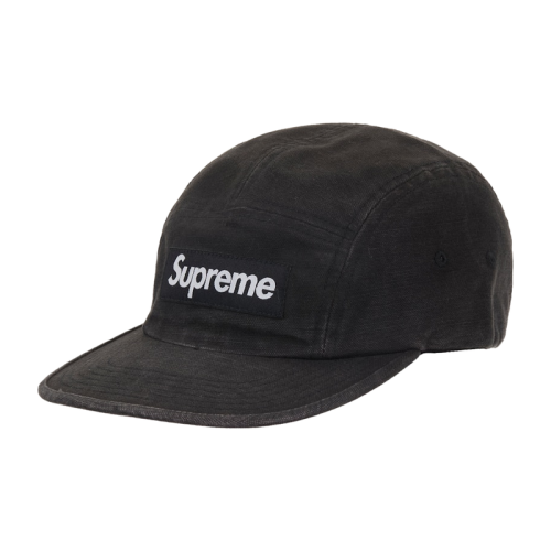 Supreme Canvas Camp Cap Black