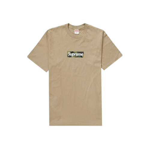 Supreme Box Logo Tee Khaki