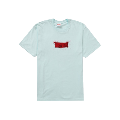 Supreme Ralph Steadman Box Logo Tee Pale Blue
