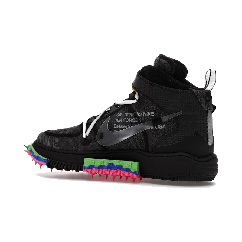 Nike Air Force 1 Mid Off-White Black - Image 6