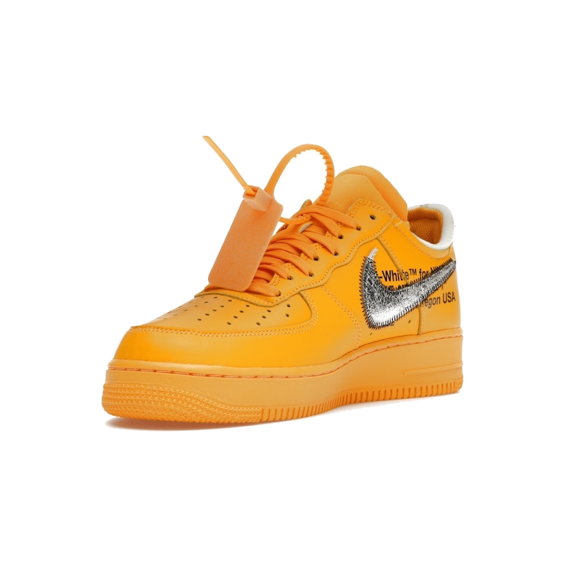 Nike Air Force 1 Low Off-White ICA University Gold - Image 4