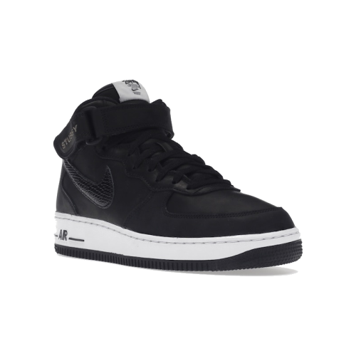 Alternative view of Nike Air Force 1 Mid Stussy Black White