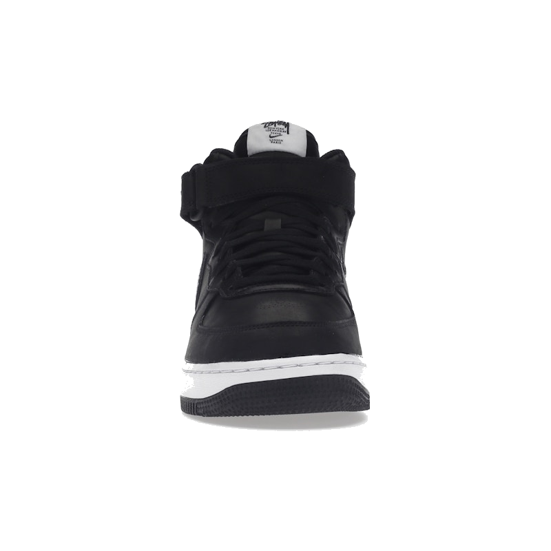 Nike Air Force 1 Mid Stussy Black White - Image 3