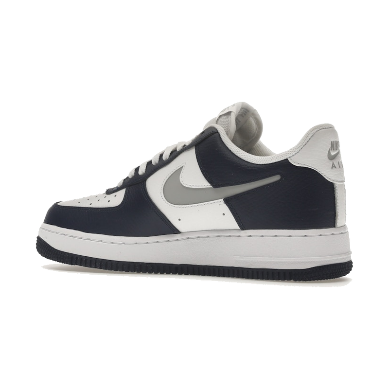Nike Air Force 1 Low White Navy Grey - Image 6