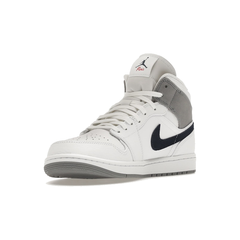 Air Jordan 1 Mid Paris White - Image 4