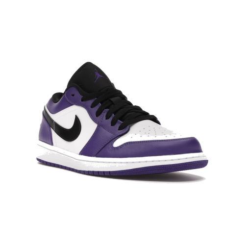 Alternative view of Air Jordan 1 Low Court Purple White
