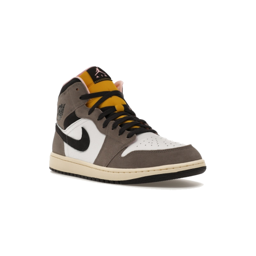 Alternative view of Air Jordan 1 Mid SE White Cave Stone