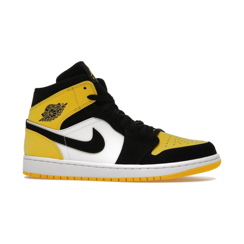 Air Jordan 1 Mid Yellow Toe Black