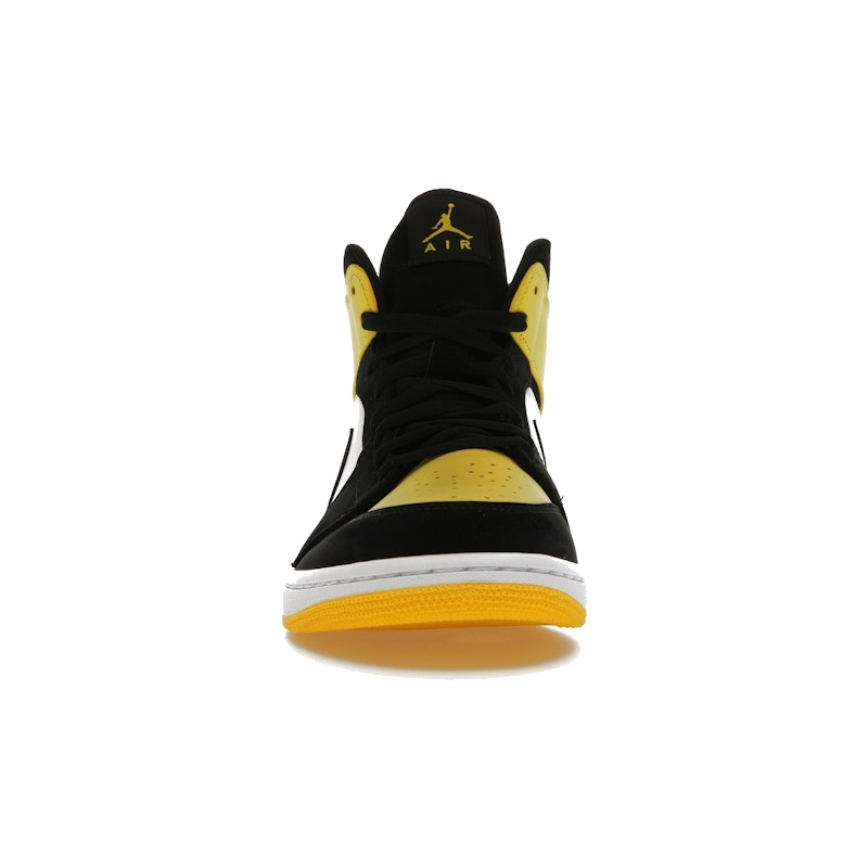 Air Jordan 1 Mid Yellow Toe Black - Image 3