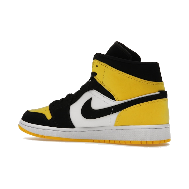 Air Jordan 1 Mid Yellow Toe Black - Image 6