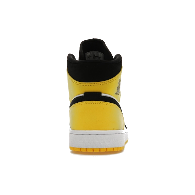 Air Jordan 1 Mid Yellow Toe Black - Image 8