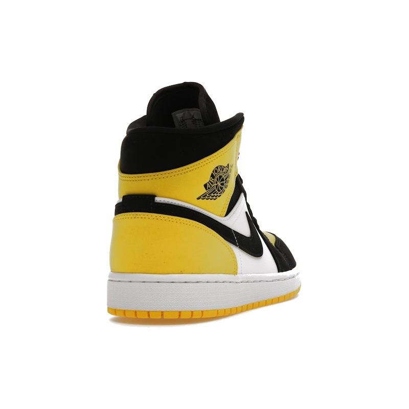 Air Jordan 1 Mid Yellow Toe Black - Image 9