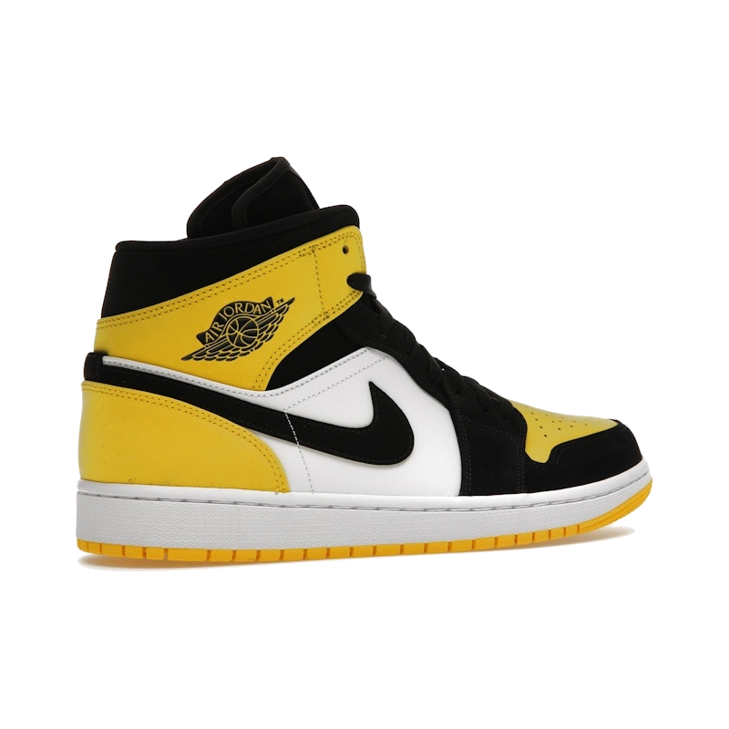 Air Jordan 1 Mid Yellow Toe Black - Image 10