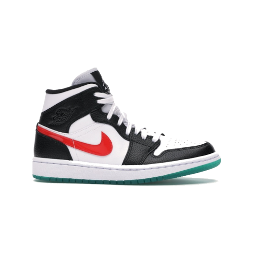 Air Jordan 1 Mid Alternate Swooshes Red Yellow