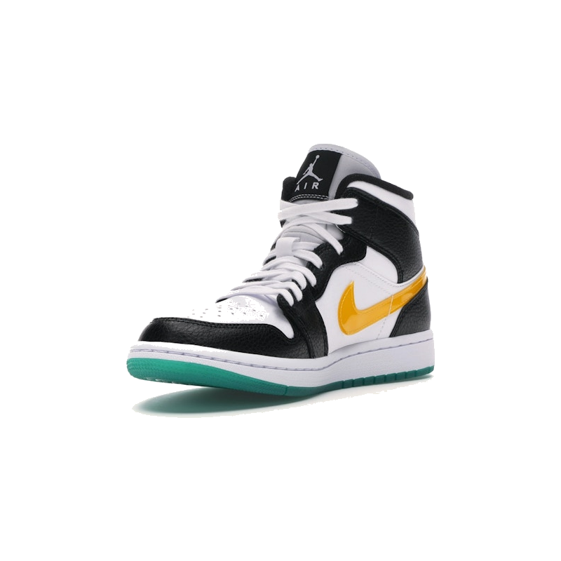 Air Jordan 1 Mid Alternate Swooshes Red Yellow - Image 4