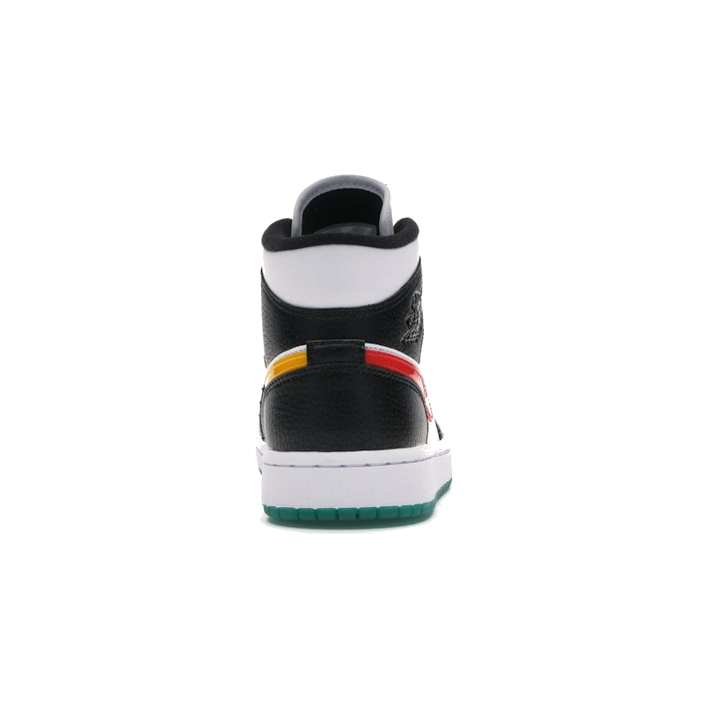 Air Jordan 1 Mid Alternate Swooshes Red Yellow - Image 8