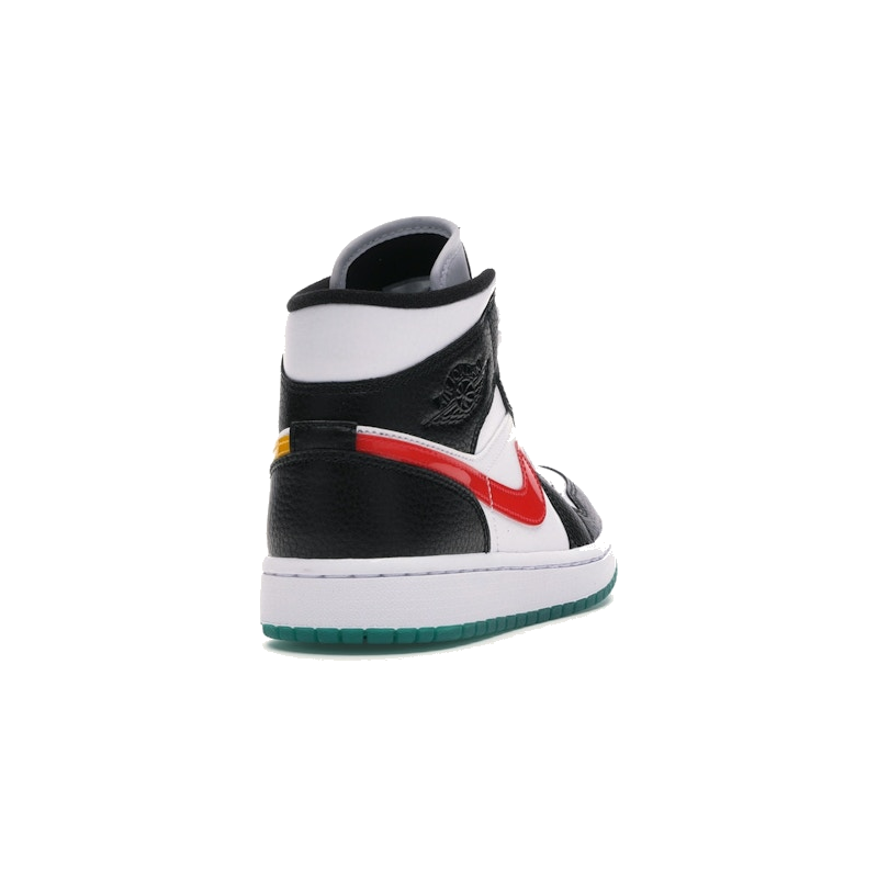 Air Jordan 1 Mid Alternate Swooshes Red Yellow - Image 9