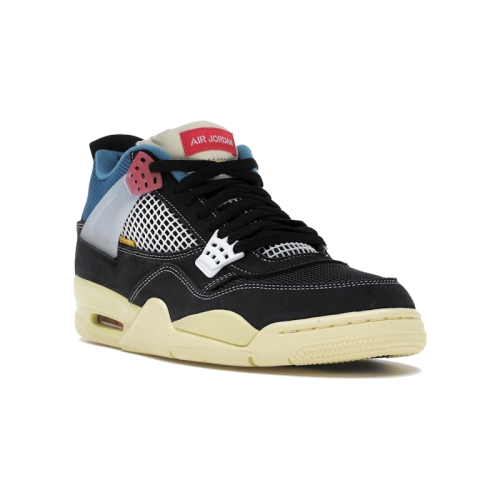 Alternative view of Air Jordan 4 Retro Union Off Noir
