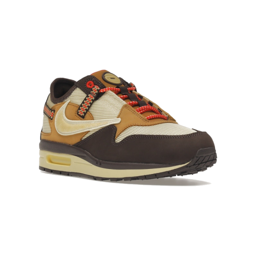 Alternative view of Nike Air Max 1 Travis Scott Cactus Jack Baroque Brown