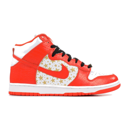 Nike Dunk High Pro SB Supreme Orange Stars