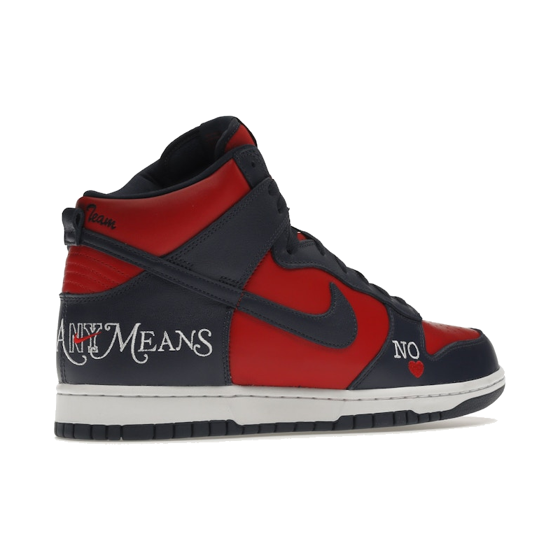 Nike SB Dunk High Supreme By Any Means Navy - Image 10