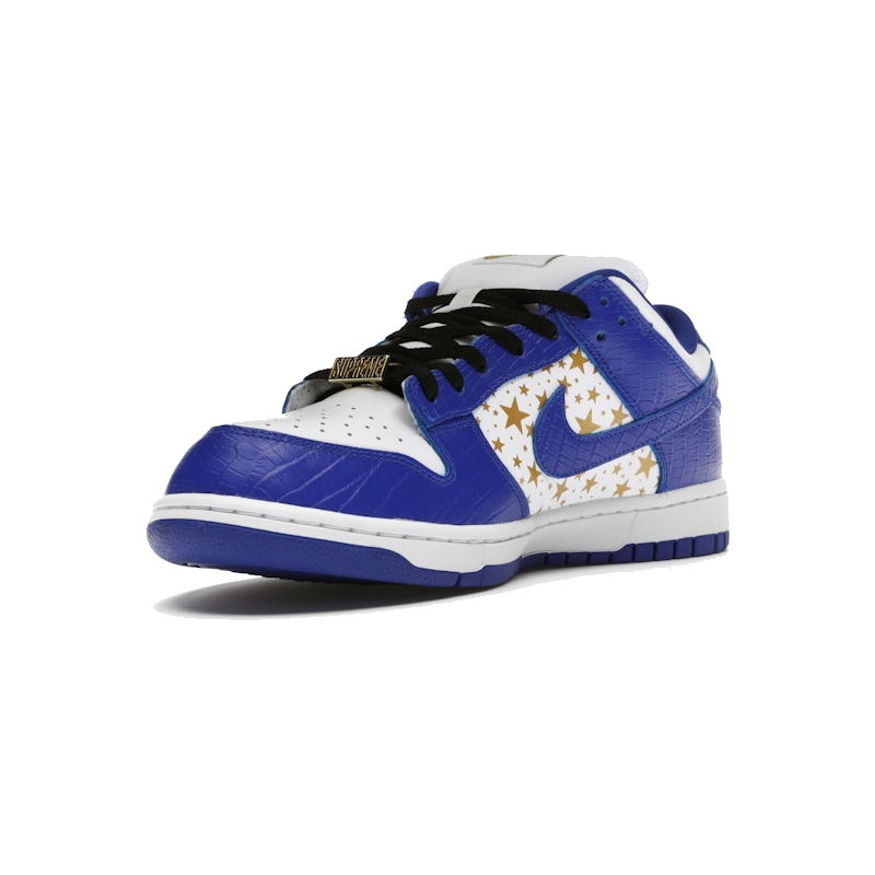 Nike SB Dunk Low Supreme Stars Hyper Royal 2021 - Image 4